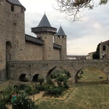 Appartement Au Vieux Lavoir Avec Parking Prive, Jardin , Climatisation, A 500 M De La Cite Carcassonne
