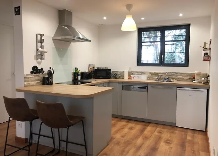 Au Vieux Lavoir Avec Parking Prive, Jardin , Climatisation, A 500 M De La Cite